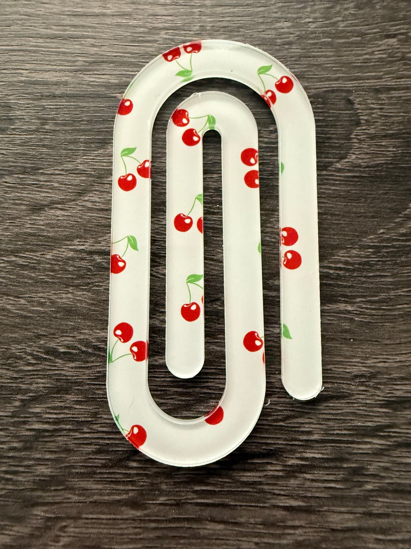 Cherry Paper Clip/ Bookmarks