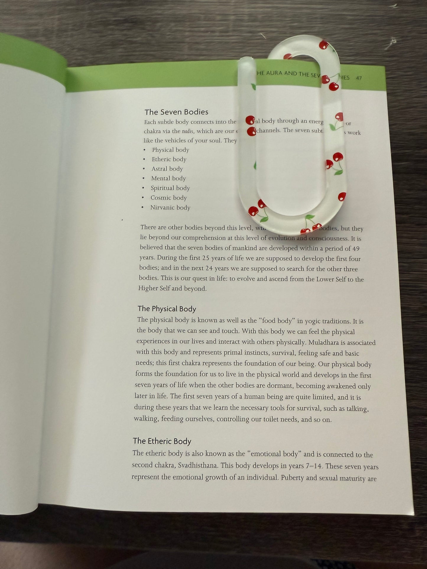 Cherry Paper Clip/ Bookmarks