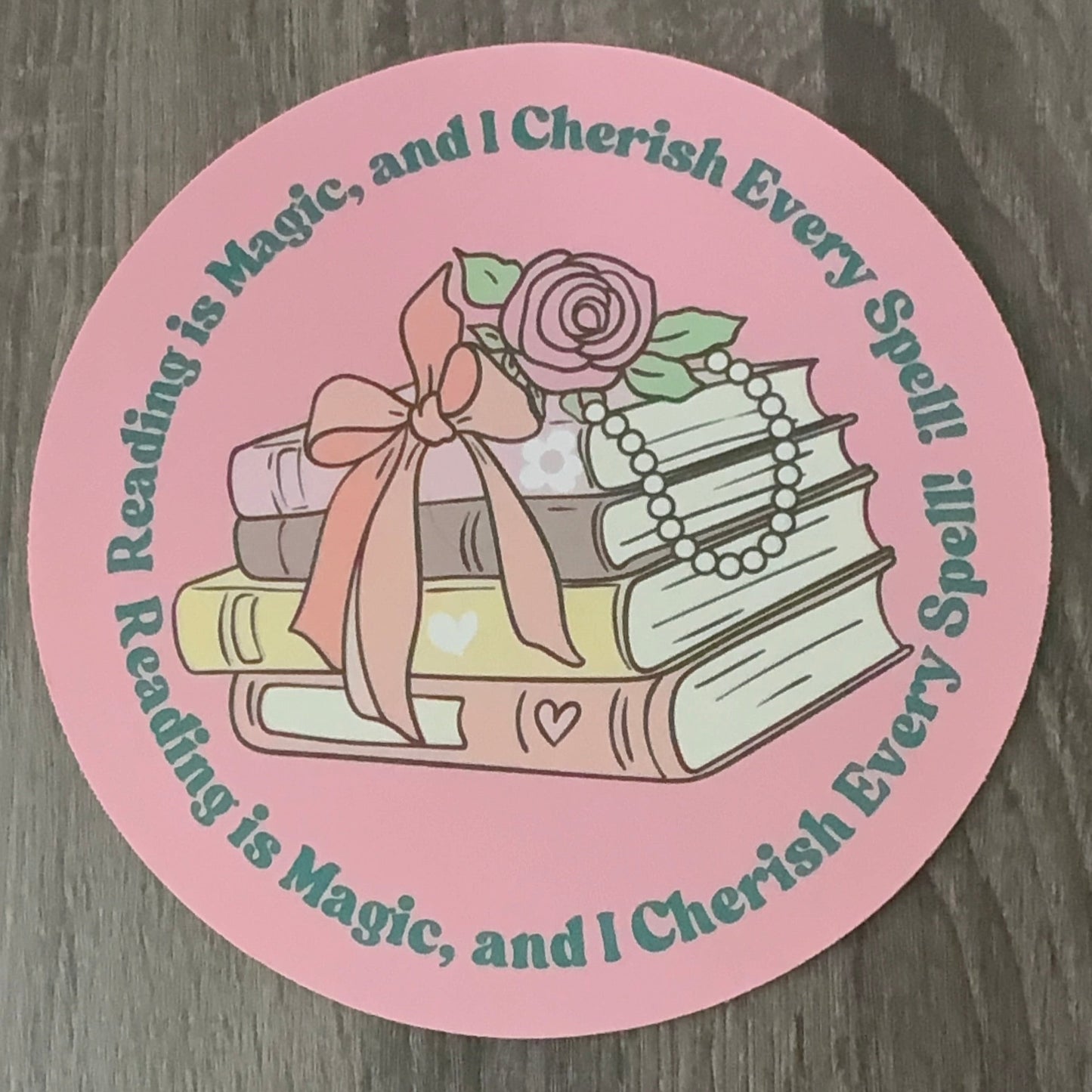 Round Mouse Pad || Book Lover