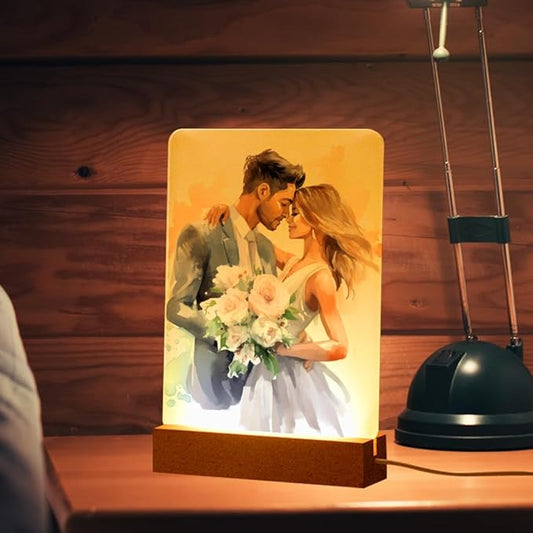 Personalized Photo Frame || The led acrylic photo frames|| Customized Gift
