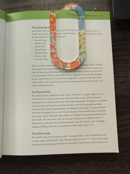 Floral Paper Clip/ Bookmarks
