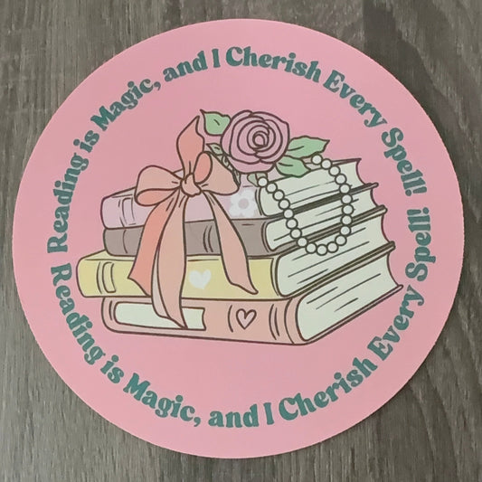 Round Mouse Pad || Book Lover