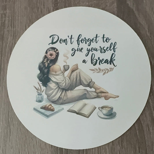 Mouse Pad || Women Break Time